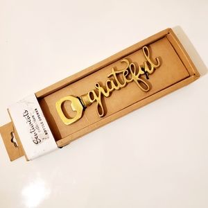 Sentiments Collection Bottle Opener Grateful